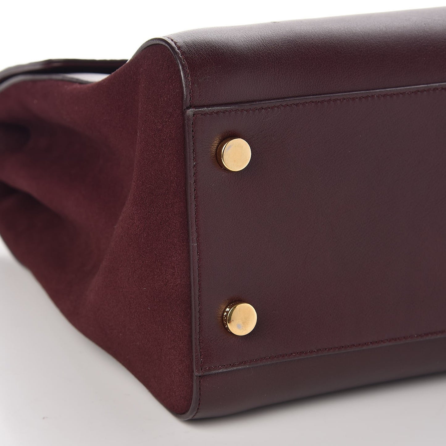 Calfskin Crocodile Embossed Medium Moujik Top Handle Bag Amarena