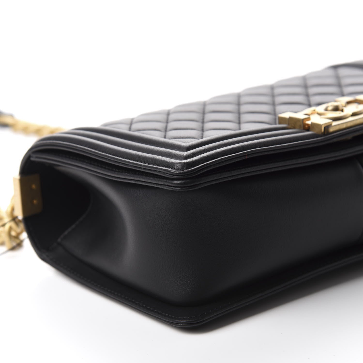 Chanel Lambskin Quilted Medium Boy Flap Black 6 of 11