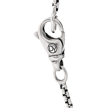 David Yurman Sterling Silver 1.7mm Baby Box Chain Necklace 20" 5 of 5