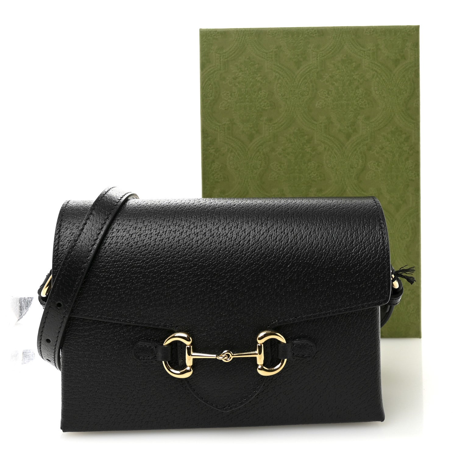 Gucci Calfskin Horsebit 1955 Shoulder Bag Black 11 of 11