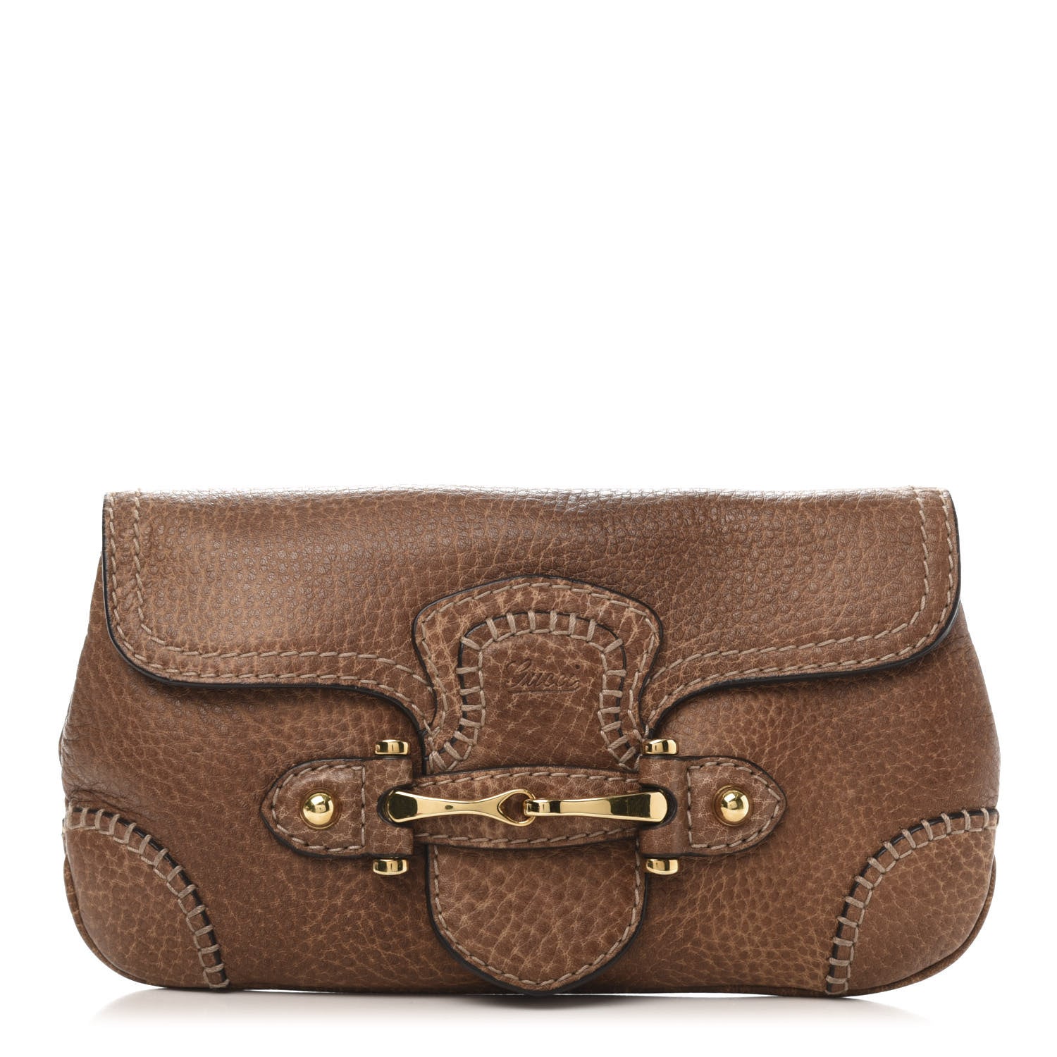 Gucci Calfskin New Pelham Clutch Brown 1 of 11