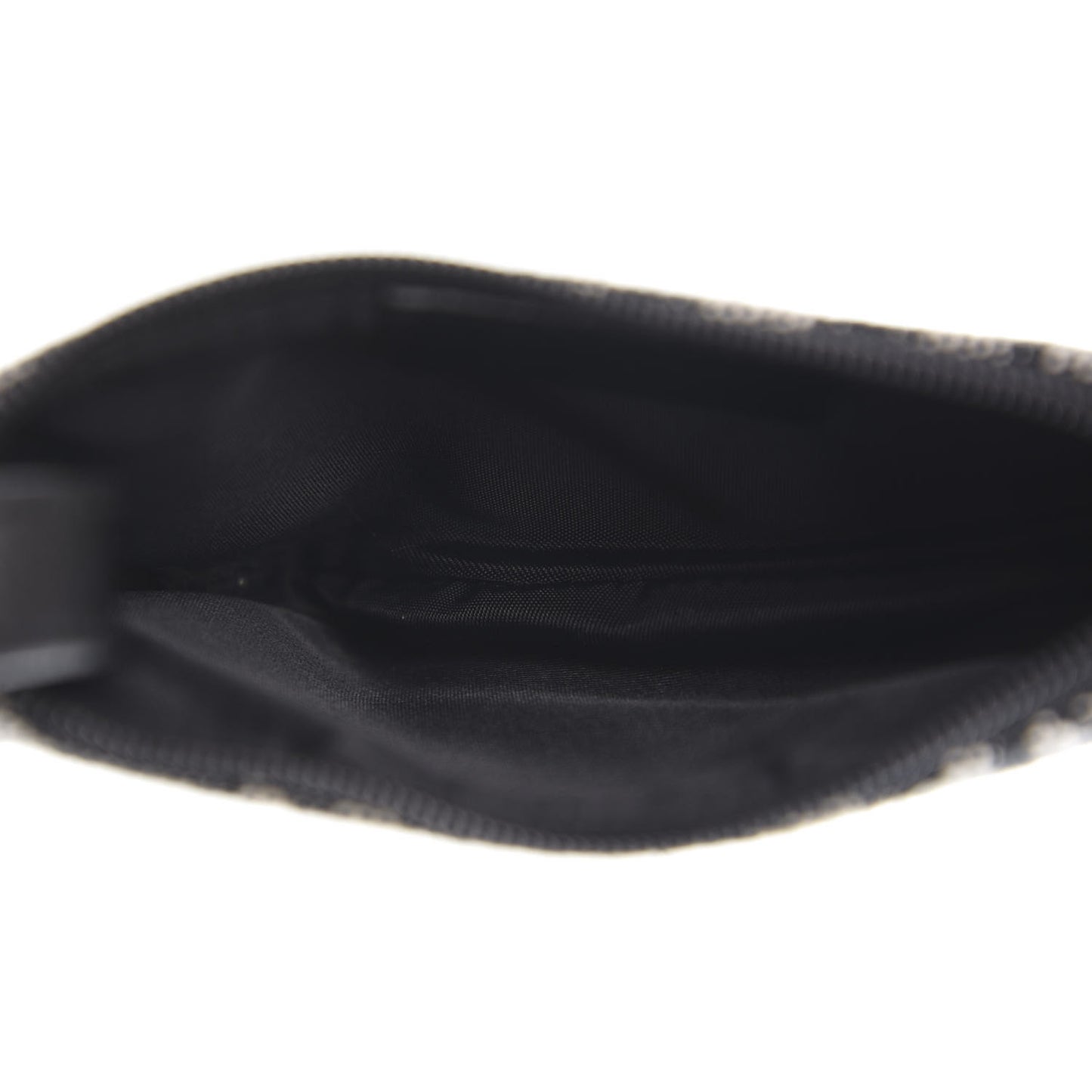 Monogram Saddle Coin Purse Black