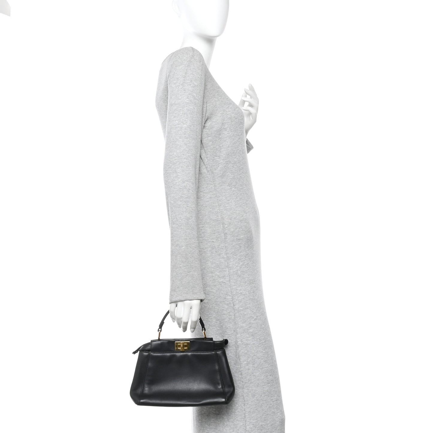 Nappa Mini Peekaboo Iconic Satchel Black