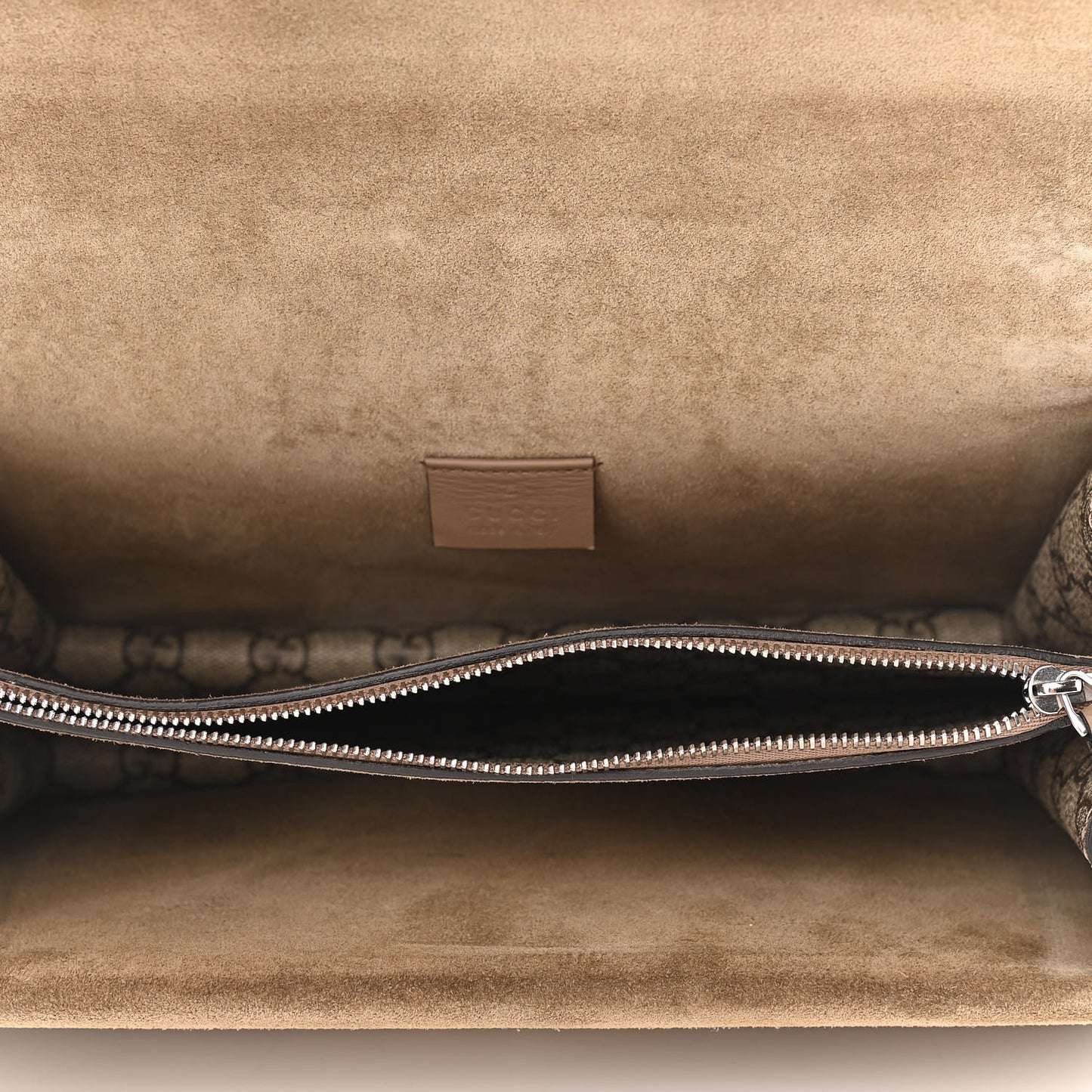 GG Supreme Monogram Small Dionysus Shoulder Bag Taupe