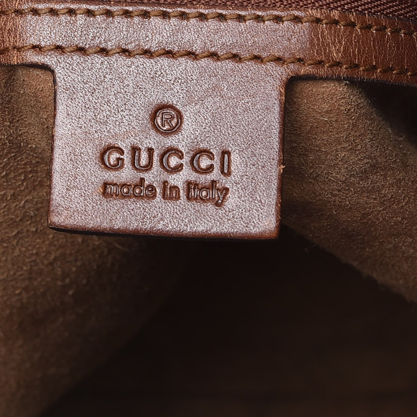 GG Supreme Monogram Linea A Hobo Brown
