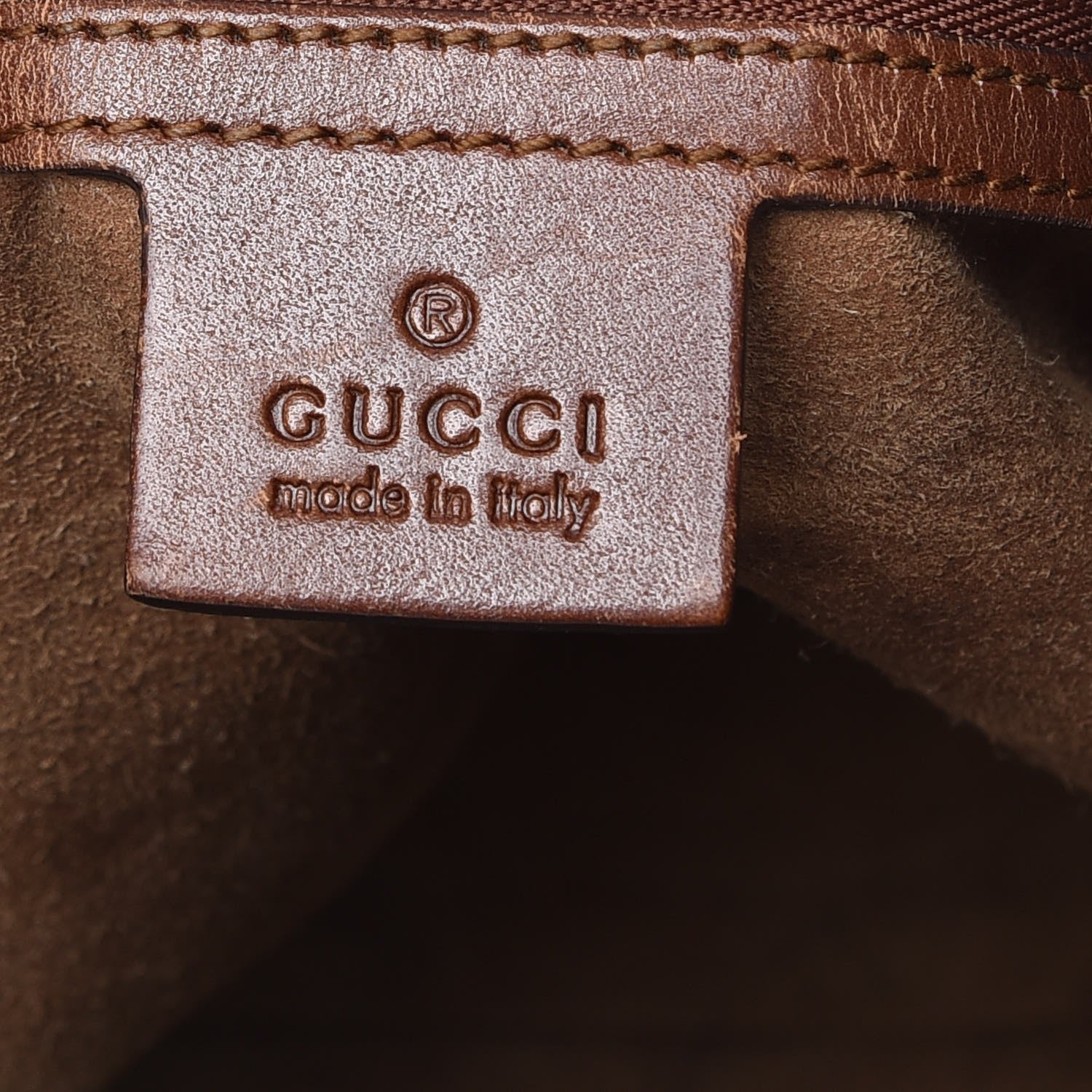Gucci GG Supreme Monogram Linea A Hobo Brown 7 of 12