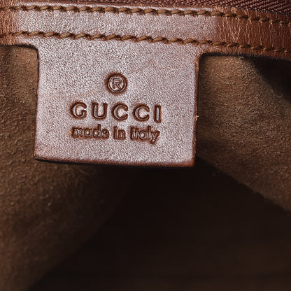 Gucci GG Supreme Monogram Linea A Hobo Brown 7 of 12