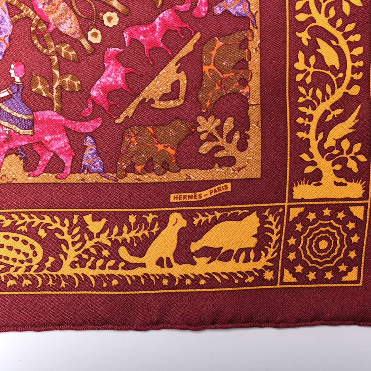Silk Early America Pocket Square Scarf