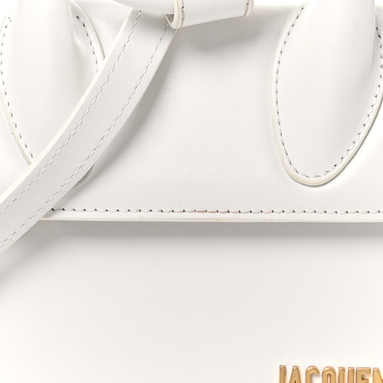 Jacquemus Smooth Calfskin Le Chiquito Noeud White 7 of 9