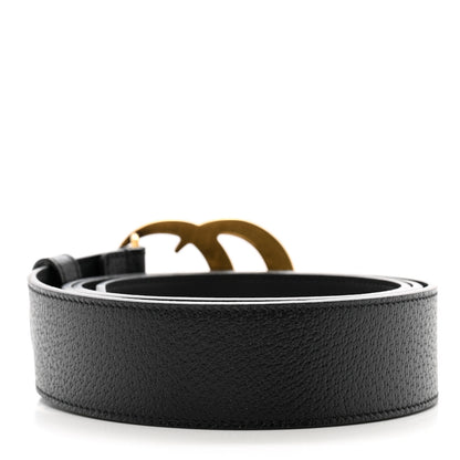 Gucci Textured Calfskin Double G 40mm Belt 110 44 Black 2 of 5