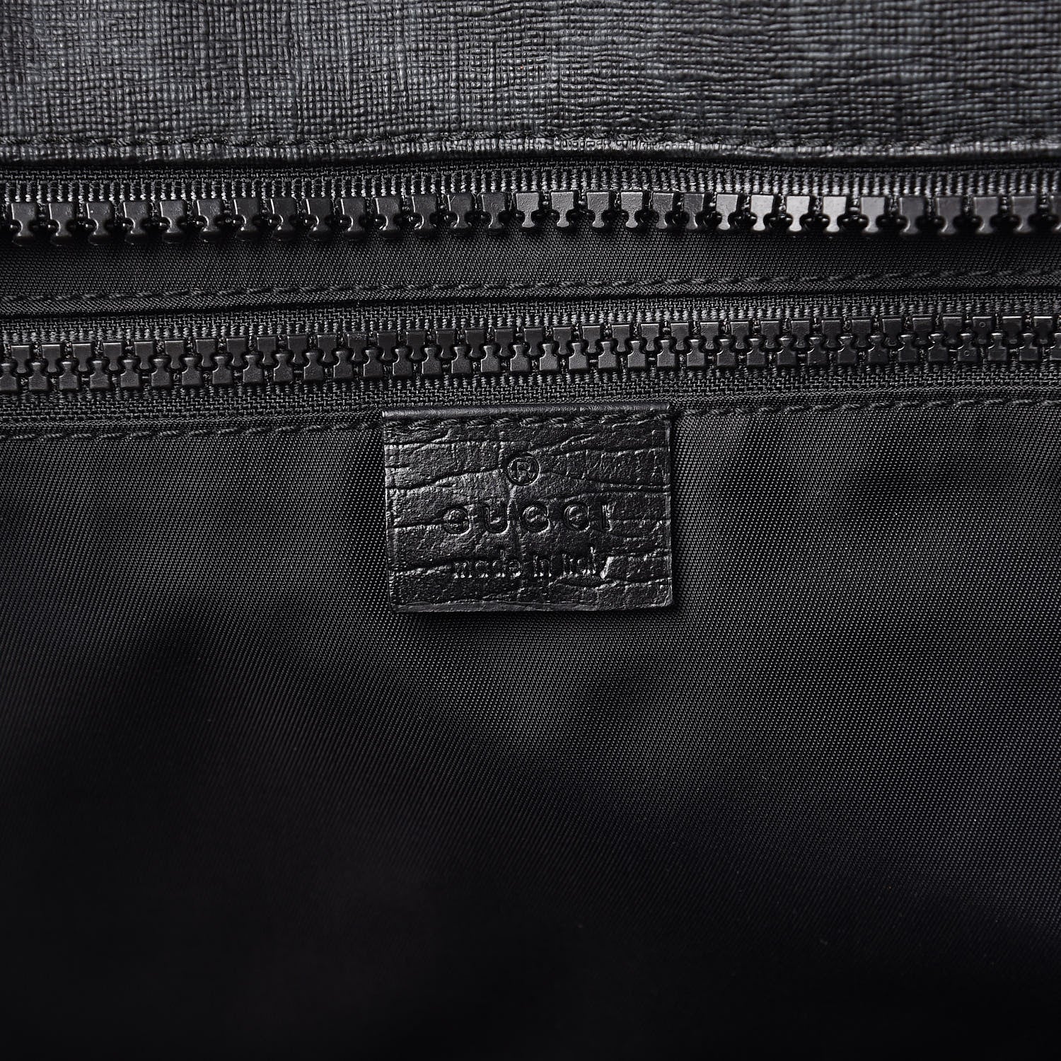Gucci GG Plus Monogram Travel Bag Black 6 of 12