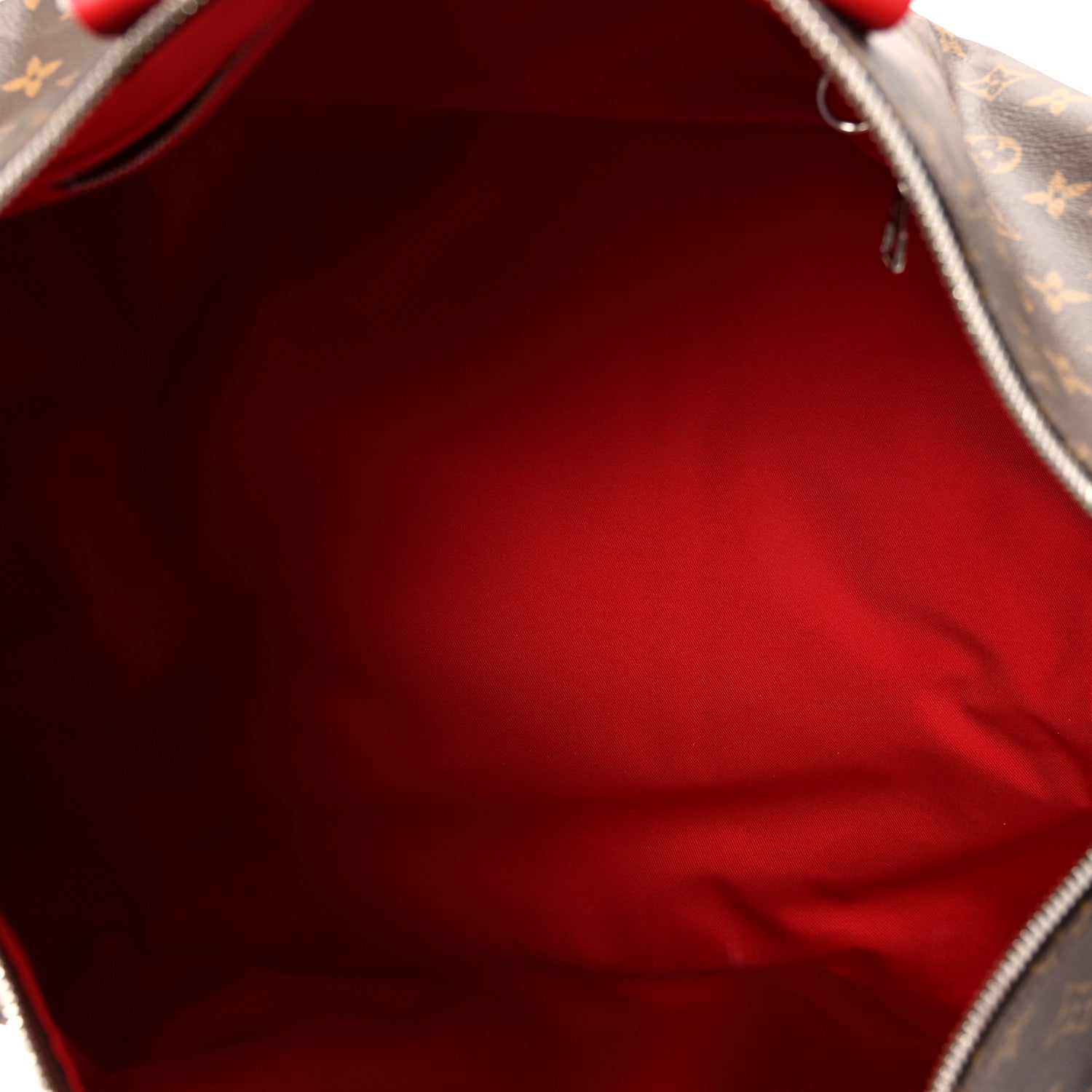 Louis Vuitton Calfskin Monogram Keepall Bandouliere 50 Coquelicot 4 of 8