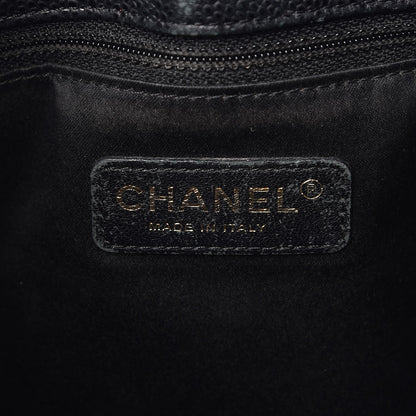 Chanel Caviar Quilted Grand Shopping Tote GST Black 6 of 16