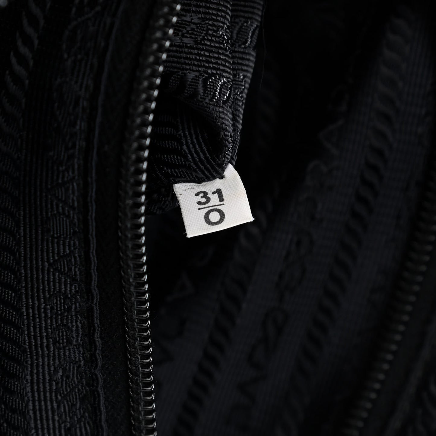 Tessuto Nylon Saffiano Double Buckle Messenger Shoulder Bag Black