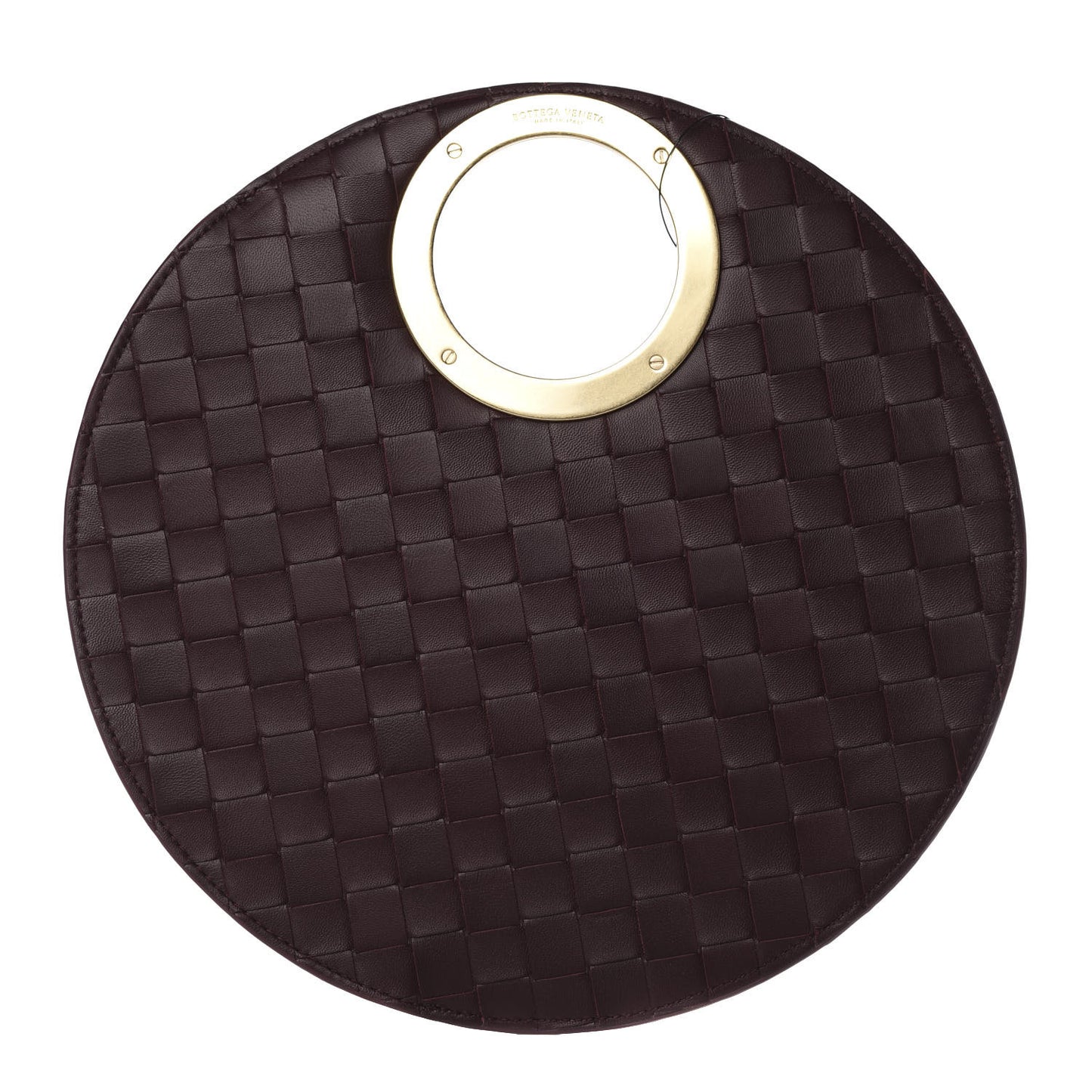 Lambskin Intrecciato The Rim Merlot
