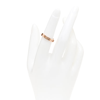 Tiffany 18K Rose Gold Diamond Atlas Pierced Ring 51 5.75 2 of 4