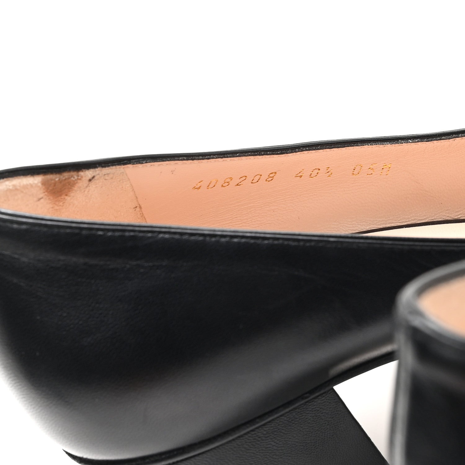 Gucci Malaga Kid GG Marmont Fringe 50mm Loafer Pumps 40.5 Black 9 of 9