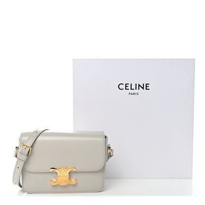 Celine Shiny Calfskin Teen Triomphe Chalk 13 of 13
