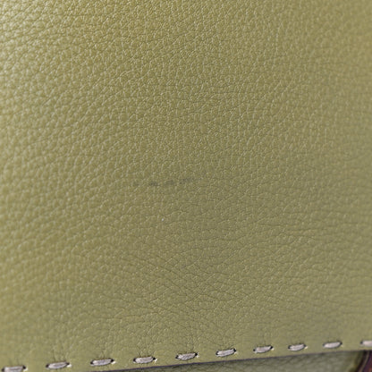 Fendi Calfskin Romano Selleria Villa Borghese Tote Green 13 of 18