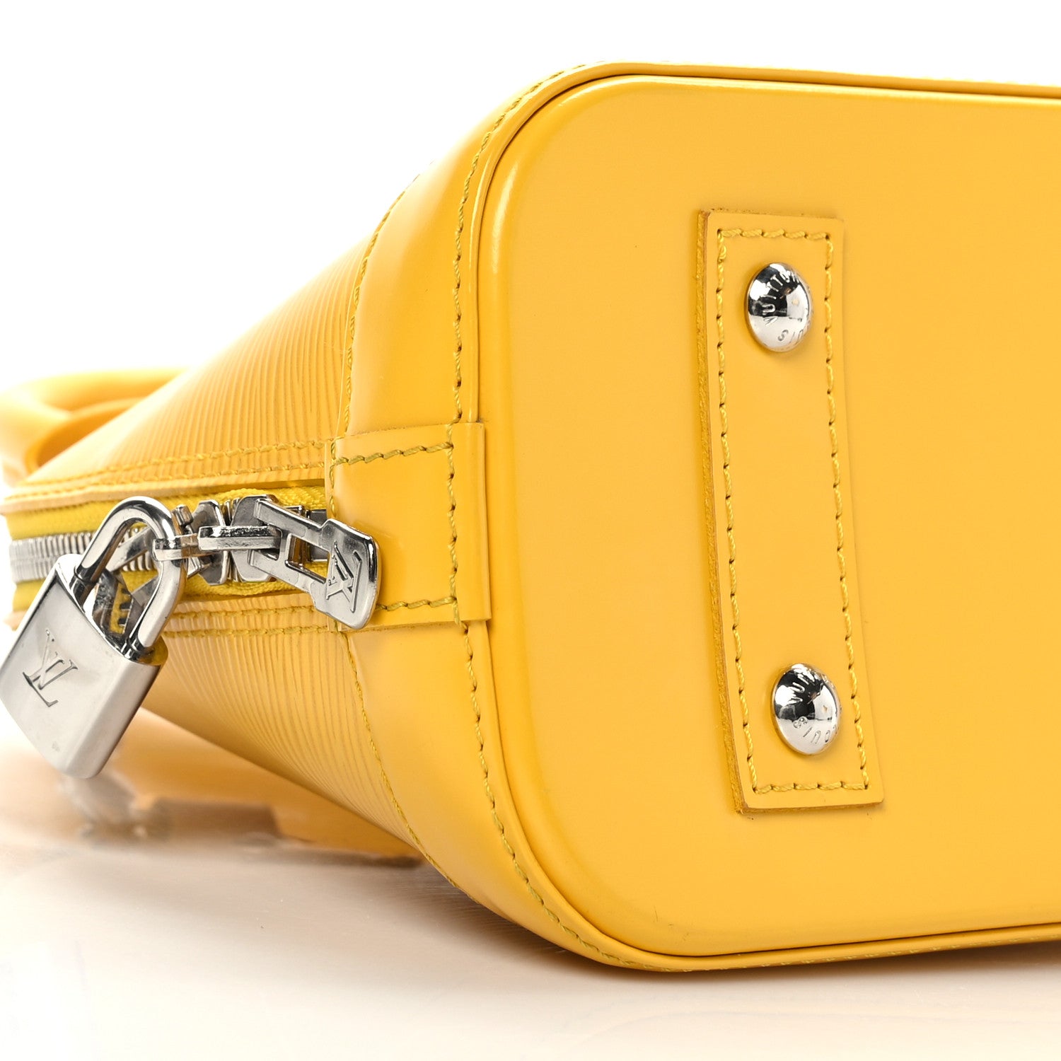Louis Vuitton Epi Alma BB Citron 7 of 8