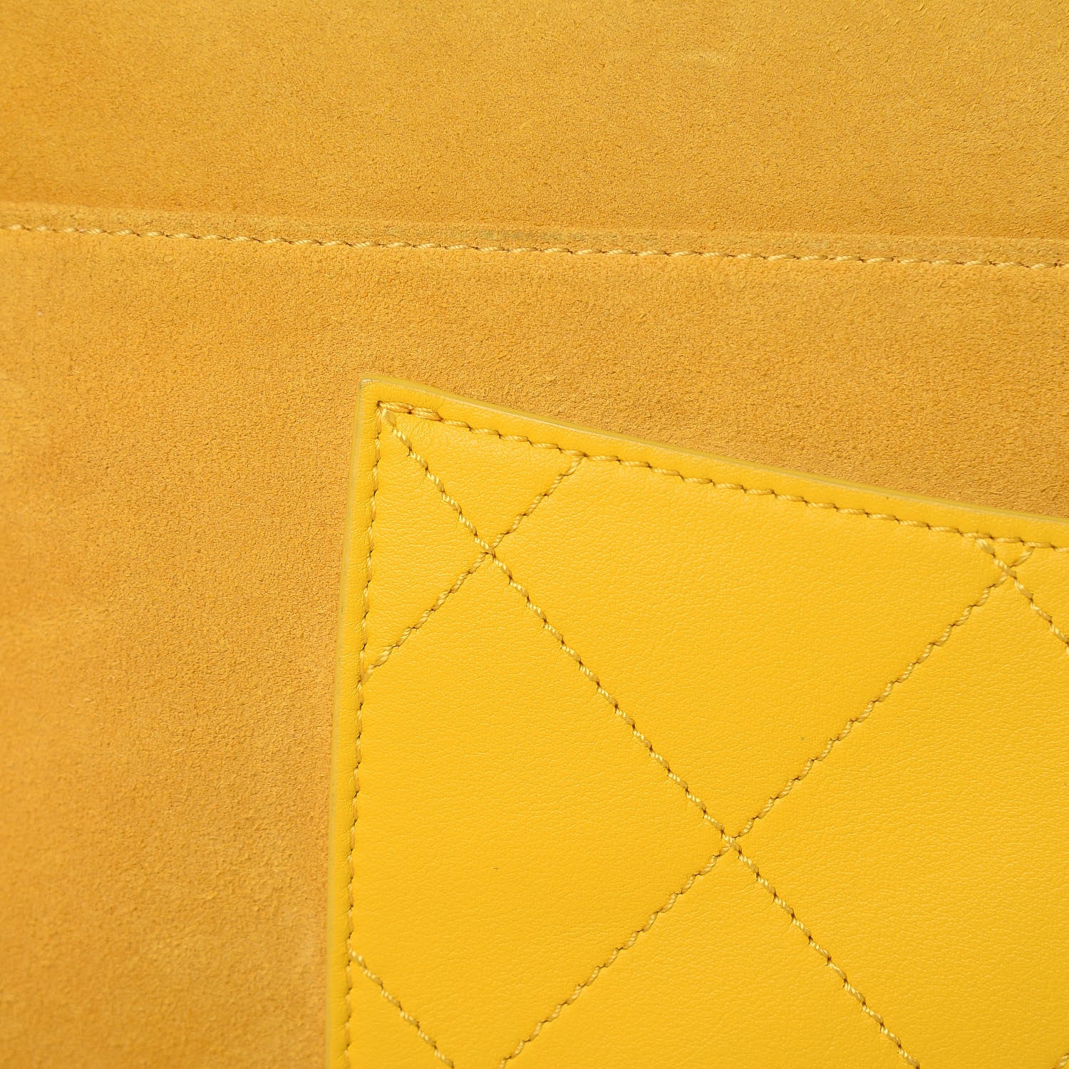 Chanel X PHARRELL WILLIAMS Suede Lambskin Oversized Waist Belt Bag Jaune Yellow 12 of 15