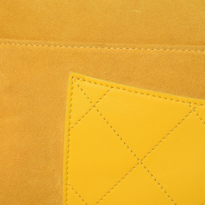 Chanel X PHARRELL WILLIAMS Suede Lambskin Oversized Waist Belt Bag Jaune Yellow 12 of 15