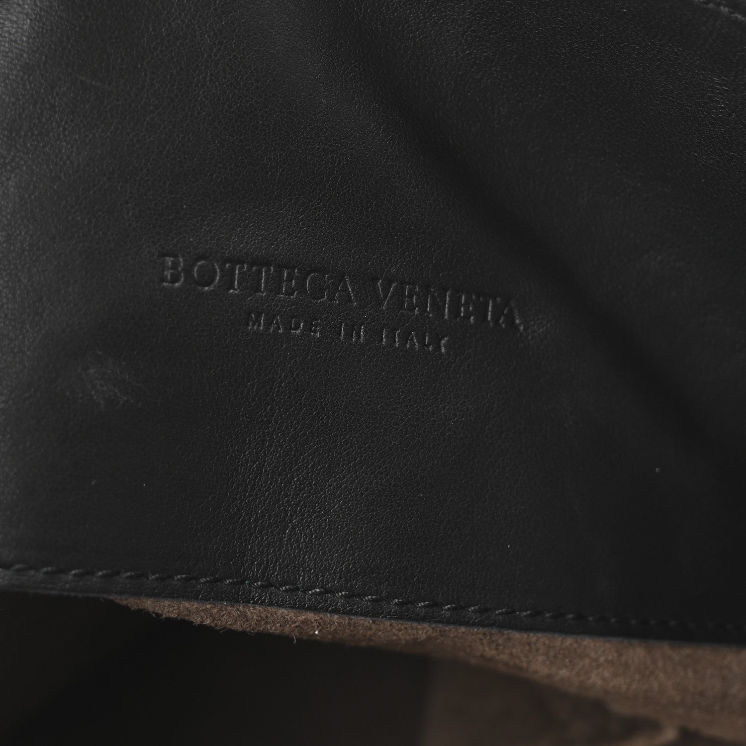 Bottega Veneta Nappa Intrecciato Flat Shoulder Bag Black 6 of 9