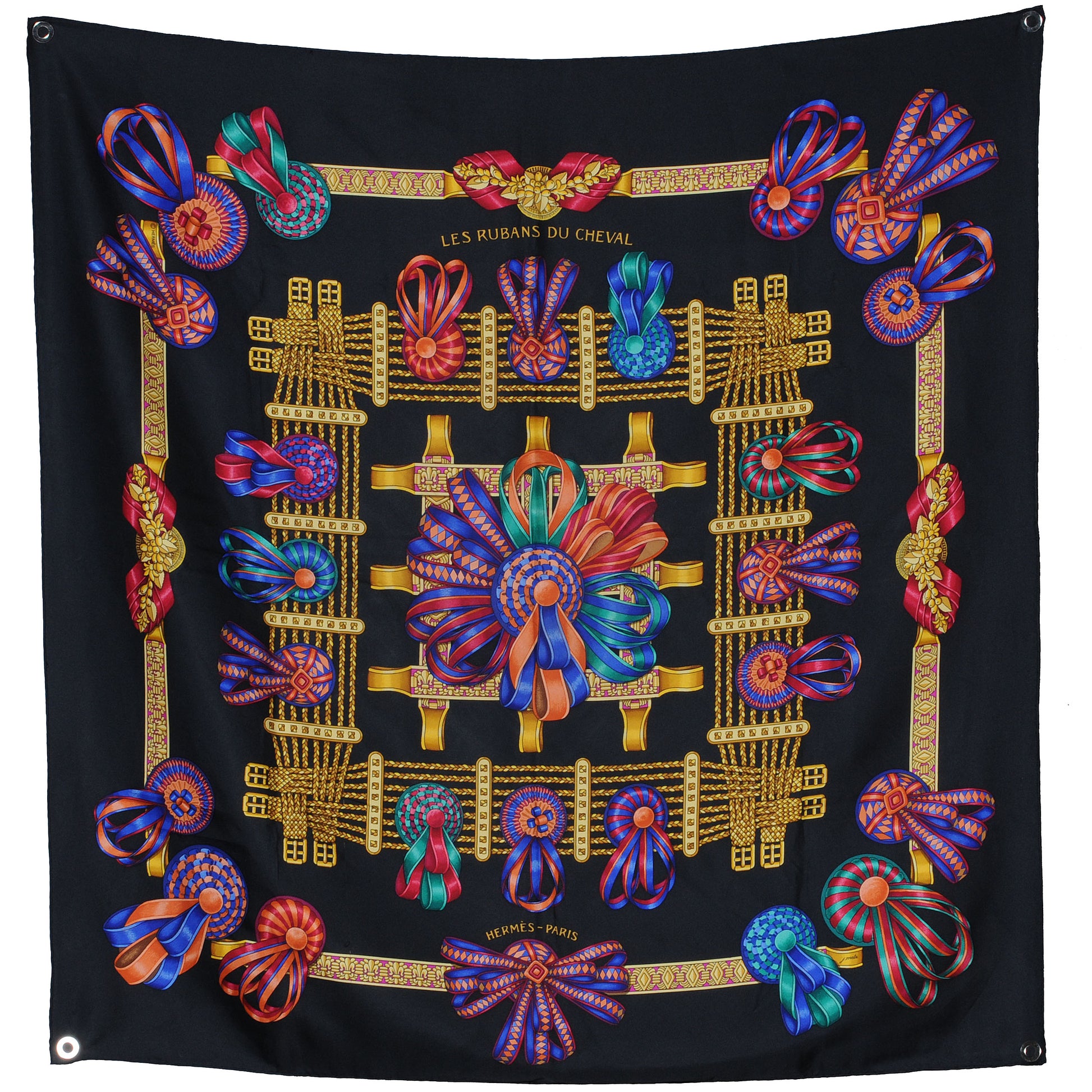 Hermes Silk Les Rubans Du Cheval Scarf 90 2 of 9