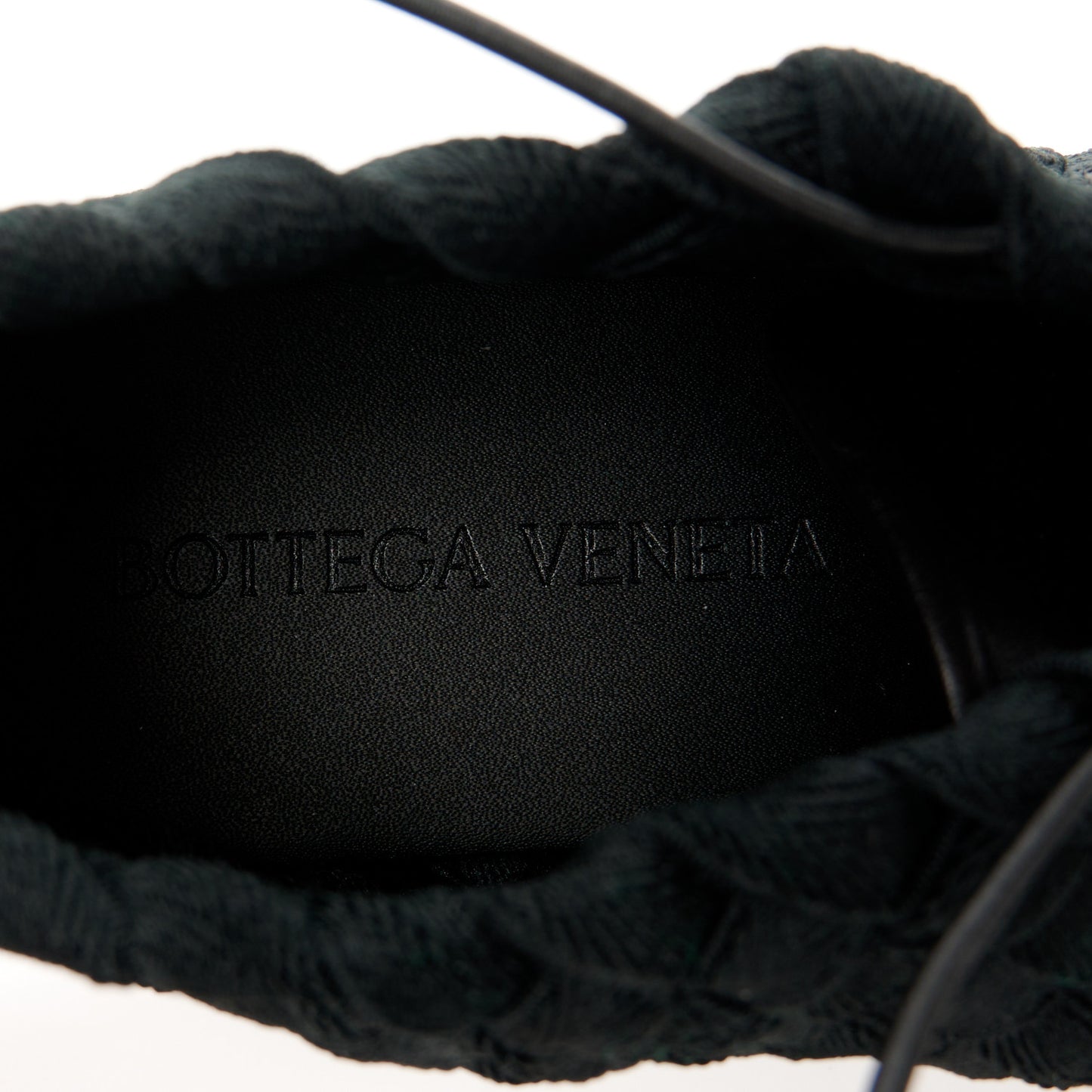 Intrecciato Woven Womens Sneakers 42 Black