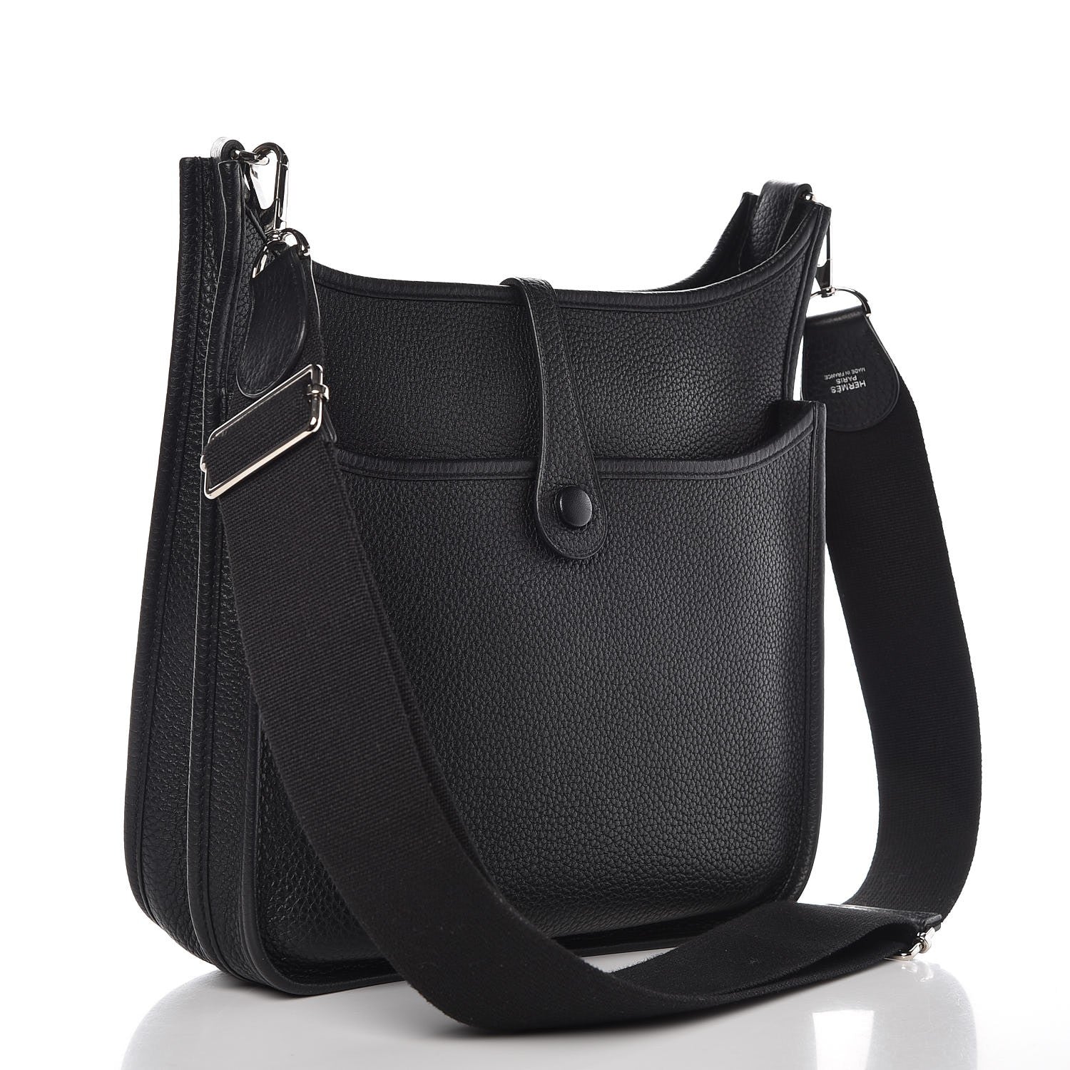 Hermes Taurillon Clemence Evelyne III PM Black 3 of 8