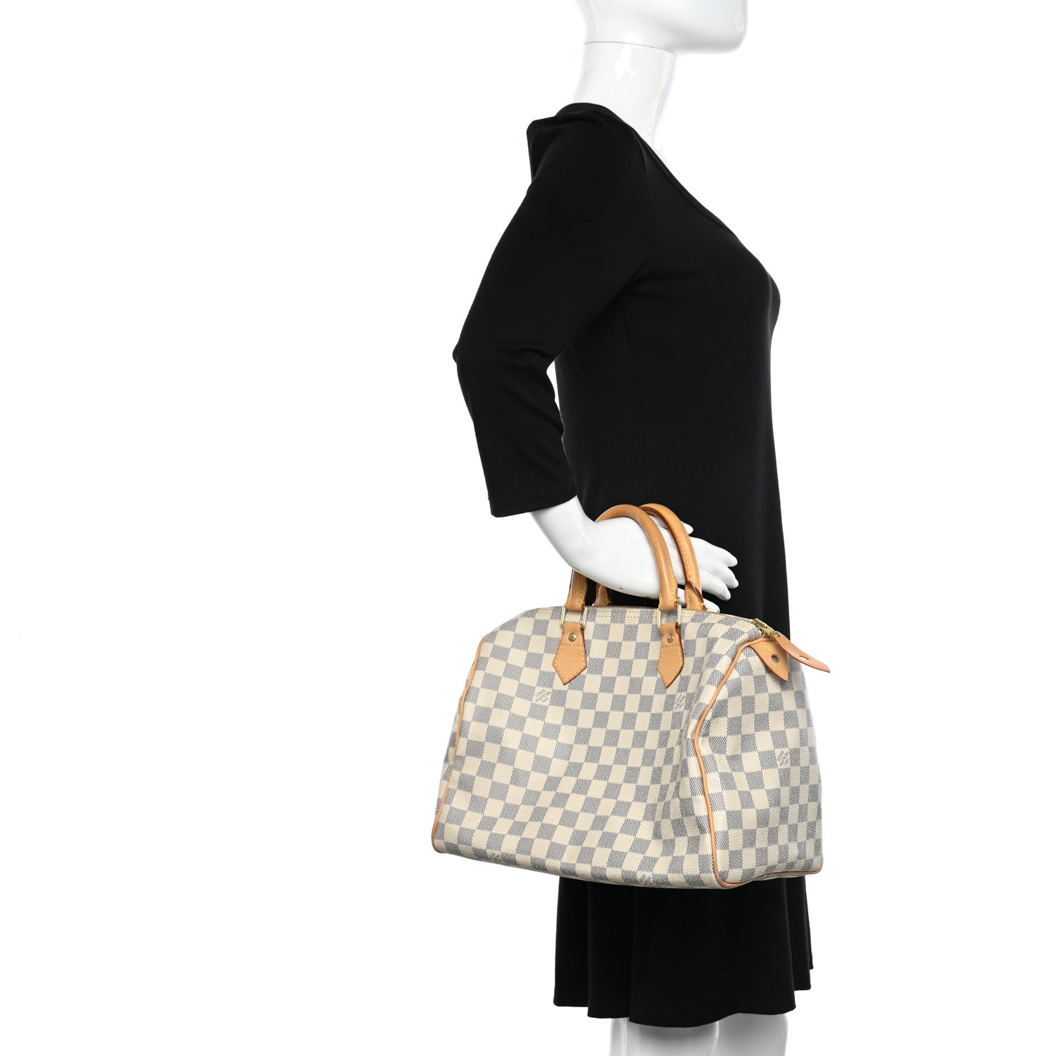 Louis Vuitton Damier Azur Speedy 30 2 of 10