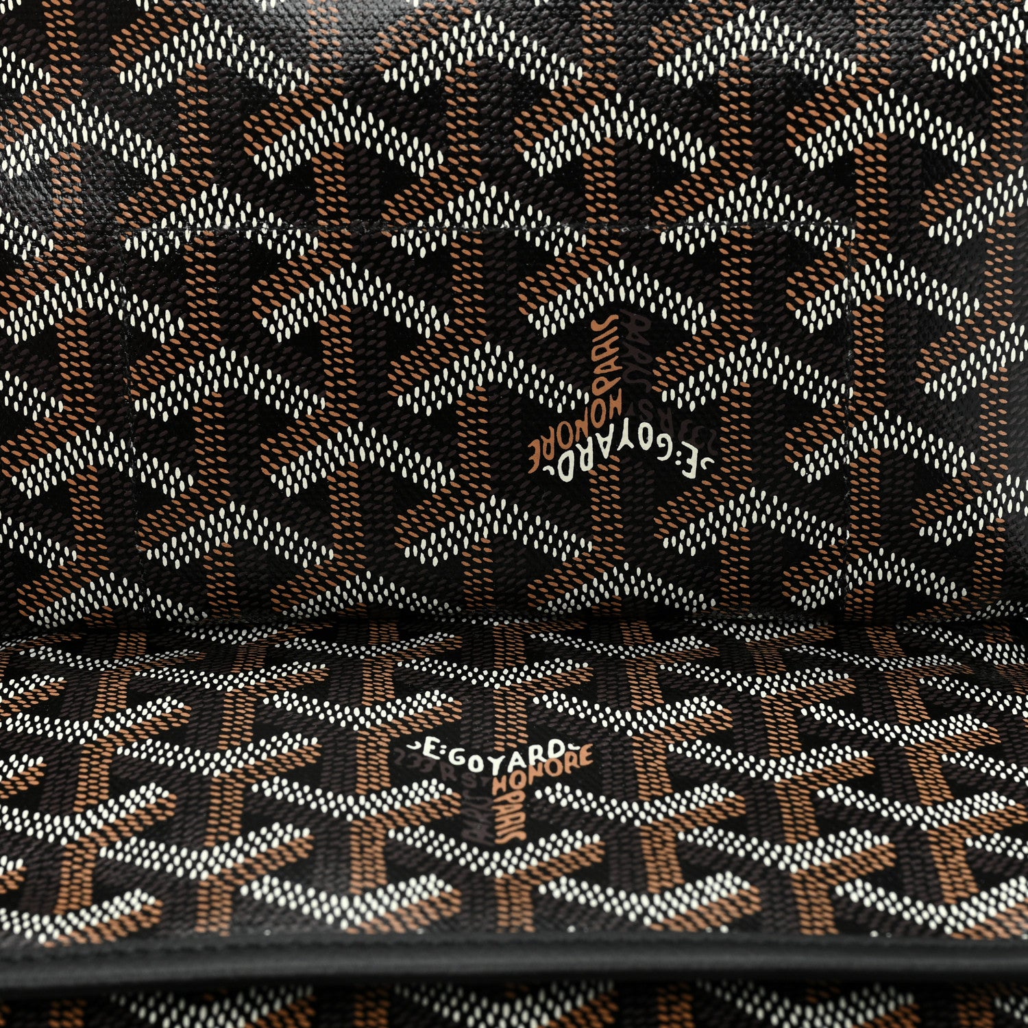 Goyard Goyardine Plumet Wallet Clutch Black 9 of 10