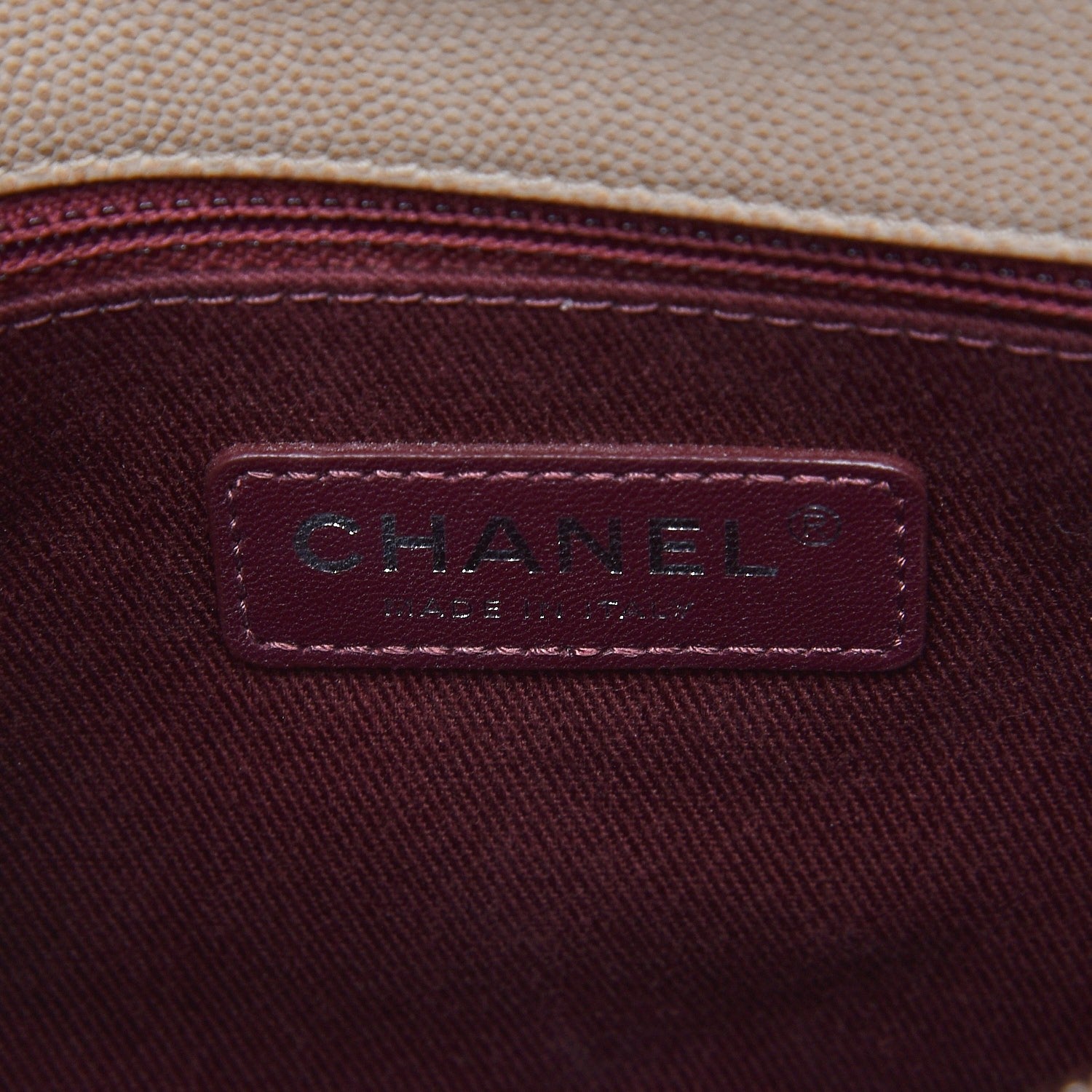 Chanel Caviar Quilted Medium Coco Handle Flap Light Beige 7 of 12
