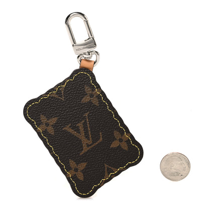 Louis Vuitton Monogram Biscuit Key Holder Bag Charm 2 of 3