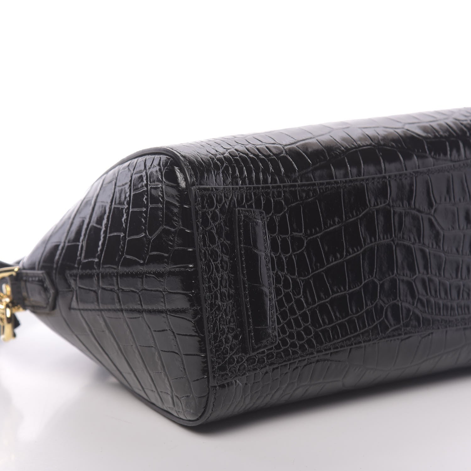 Givenchy Calfskin Crocodile Embossed Mini Antigona Black 10 of 11