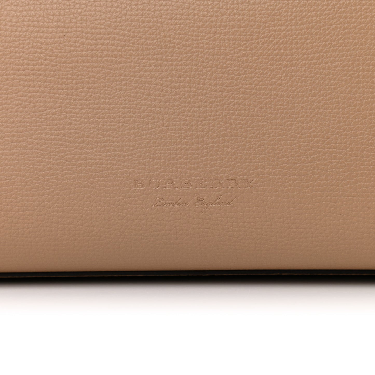 Grainy Calfskin Haymarket Check Medium Reversible Tote Camel