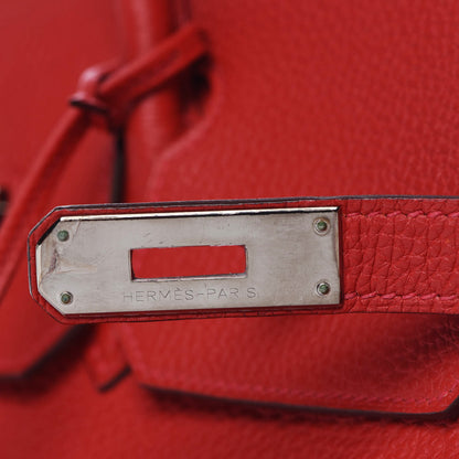 Hermes Togo Birkin 30 Rouge Casaque 12 of 19