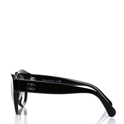 Chanel Acetate Butterfly Sunglasses 5371 Black 3 of 4