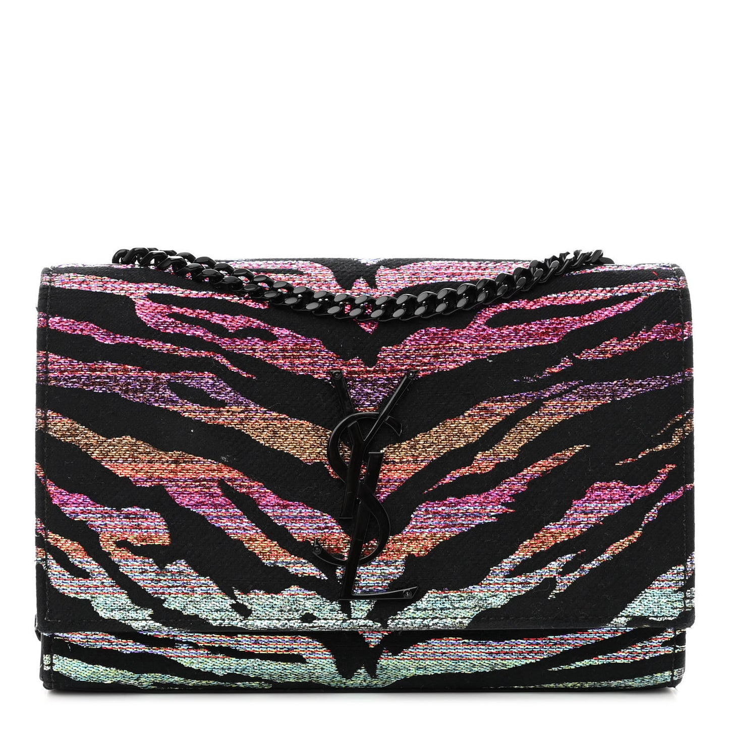 Small Monogram Kate Satchel Black Multicolor
