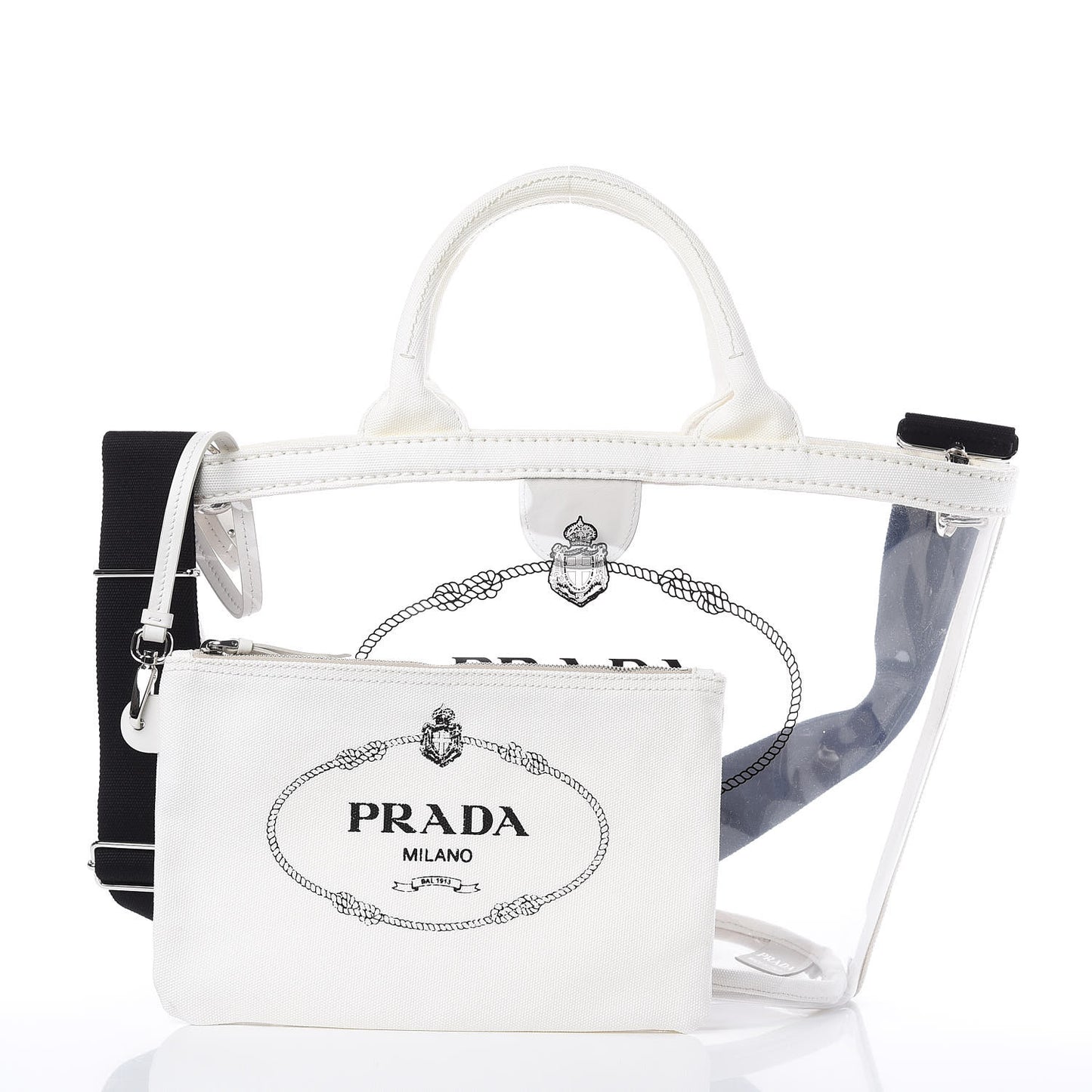 Plexiglass Canapa Small Shopper Tote White