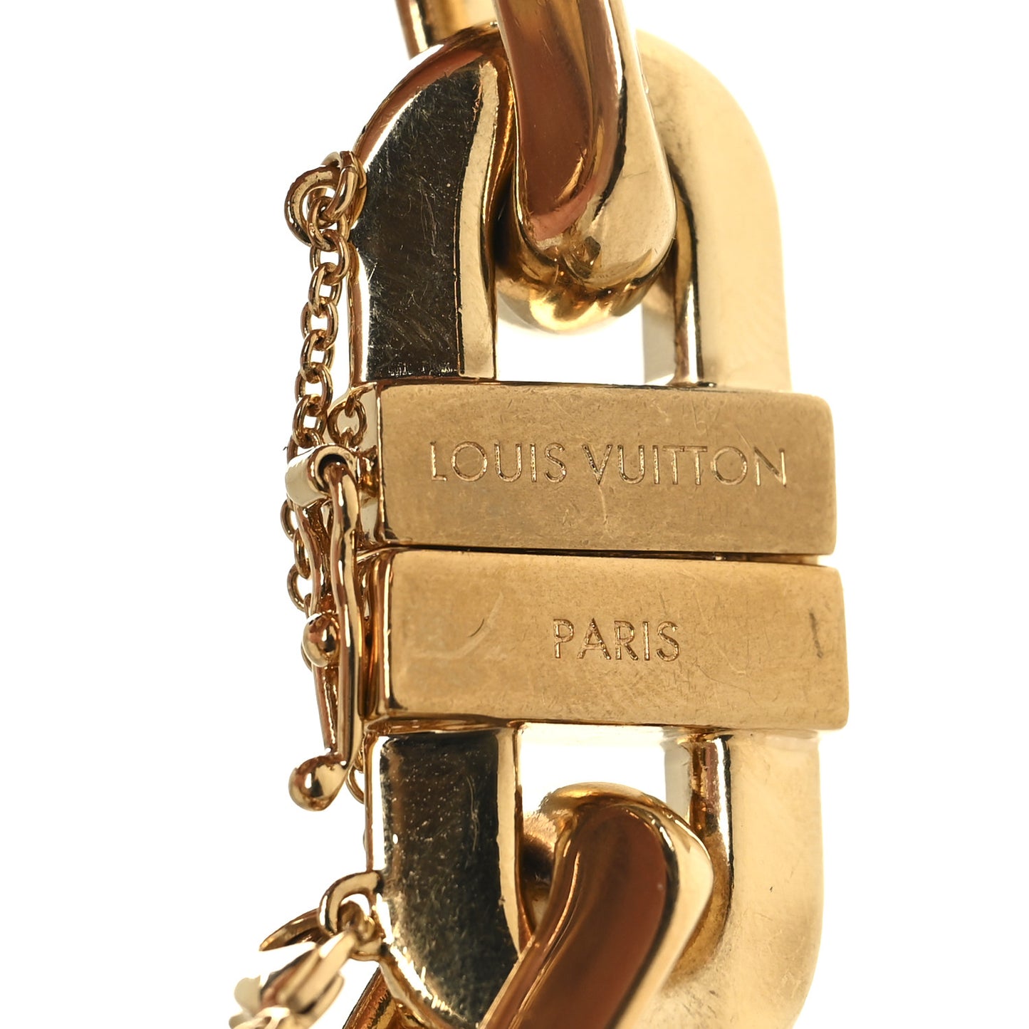 Metal LV Edge Bracelet S Gold