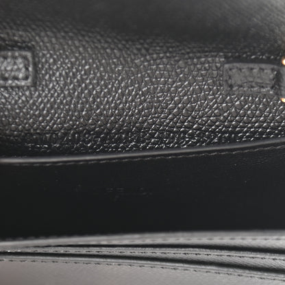Fendi Vitello Cruise F is Fendi Geometric Flap Wallet on Chain Black 7 of 9