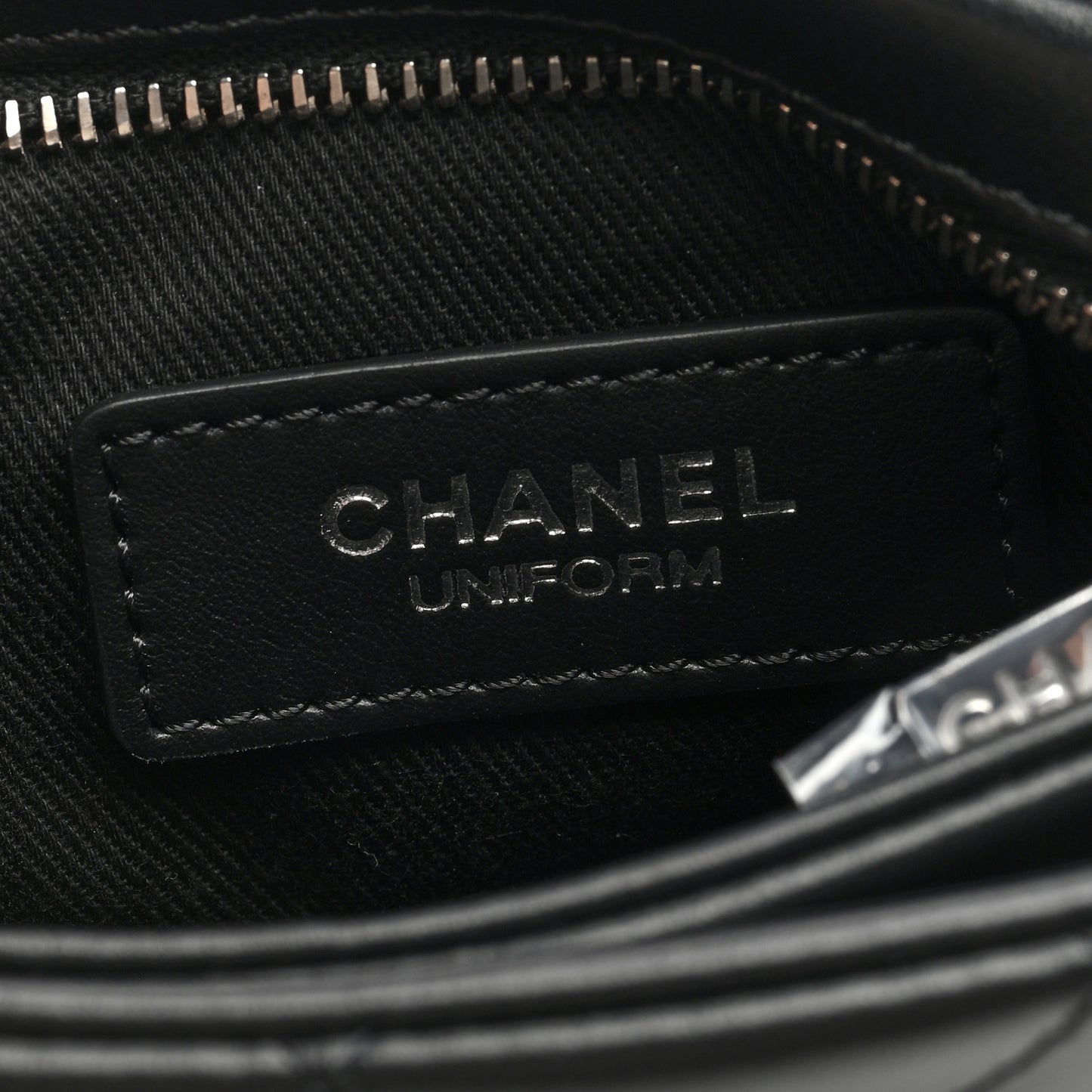 Lambskin Quilted Crossbody Bag Black