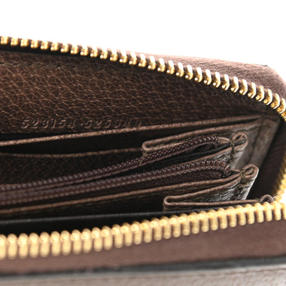 Gucci GG Supreme Monogram Web Ophidia Zip Around Wallet Brown 7 of 8