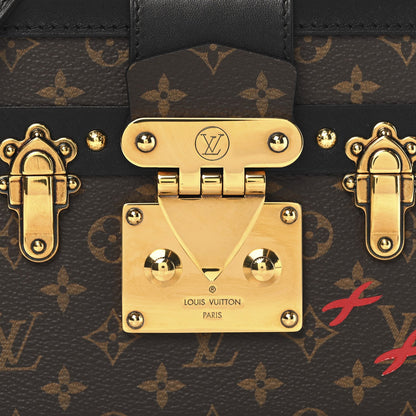 Louis Vuitton Monogram Petite Malle Black 5 of 7