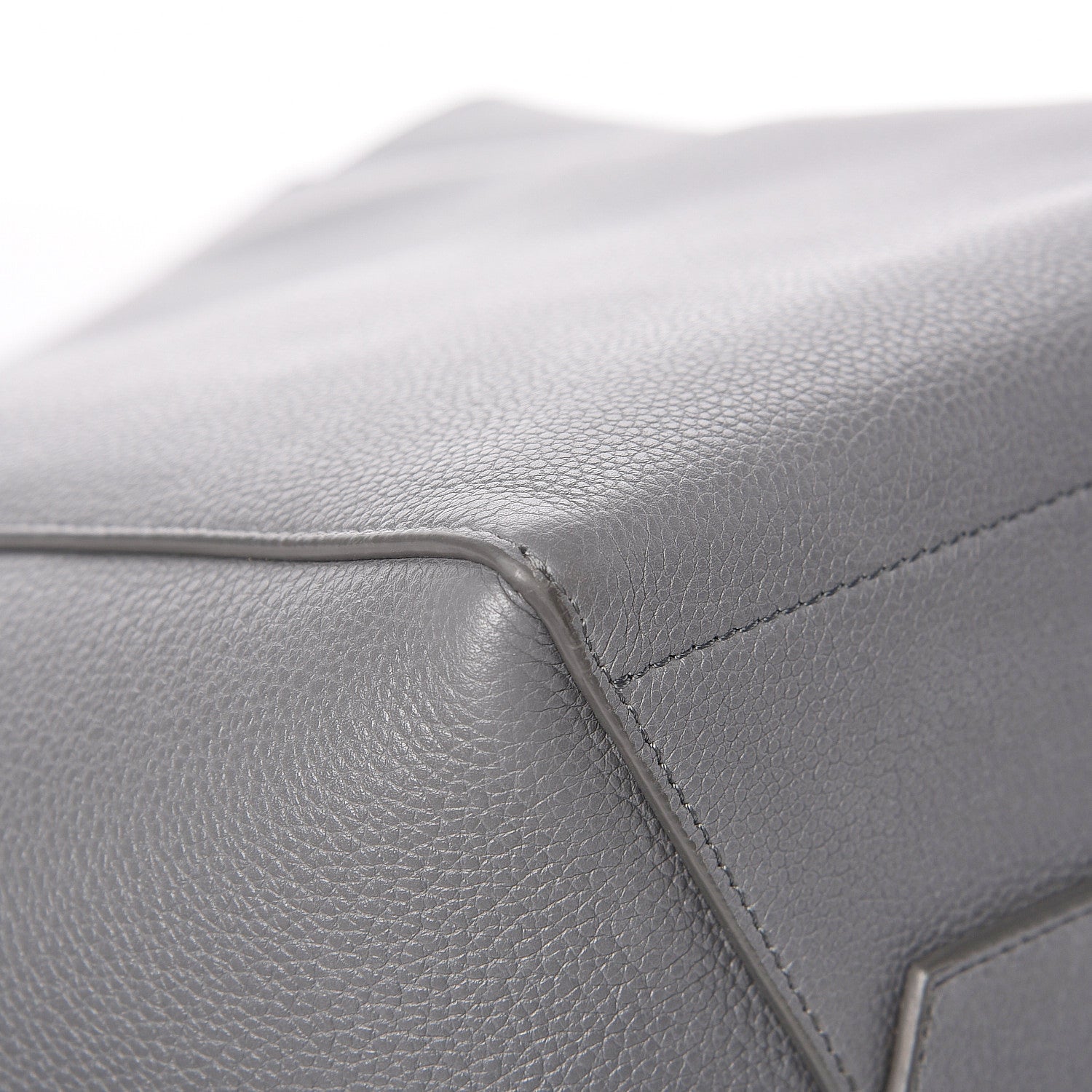 Celine Soft Grained Calfskin Sangle Bucket Bag Storm 15 of 23