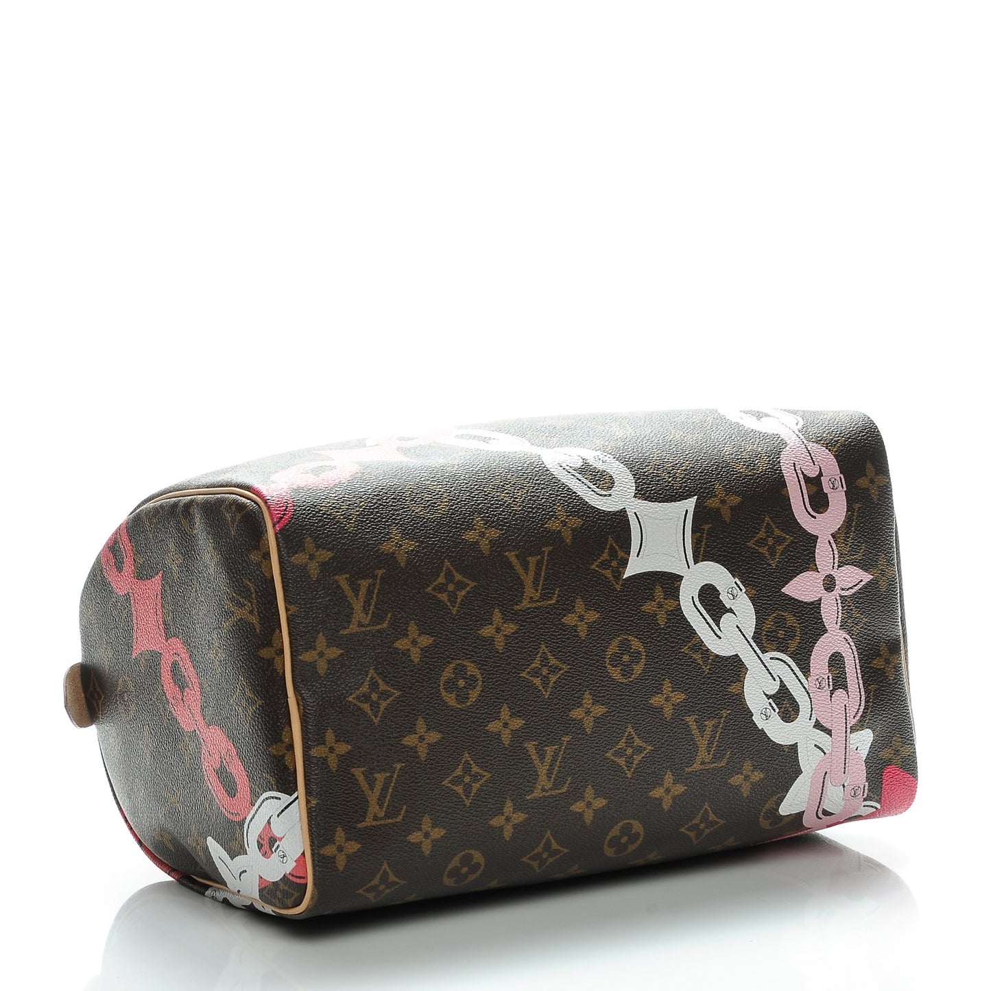 Monogram Bay Speedy 30 Rose Ballerine Poppy