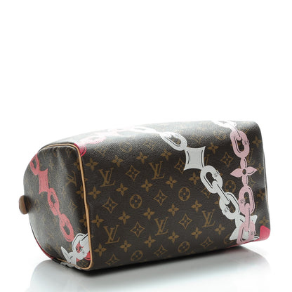Louis Vuitton Monogram Bay Speedy 30 Rose Ballerine Poppy 4 of 7