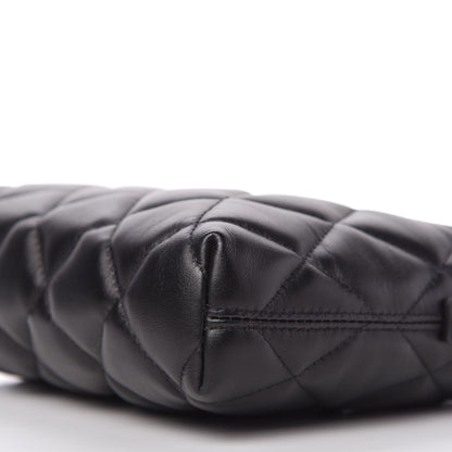 Balenciaga Nappa Calfskin Quilted Touch B Camera Shoulder Bag Black 7 of 10