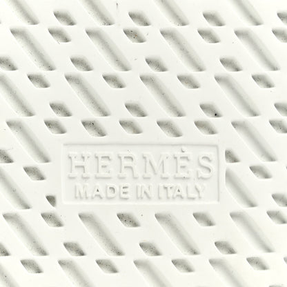 Hermes Woolskin Calfskin Womens Climb Sneakers 37 Black 8 of 8